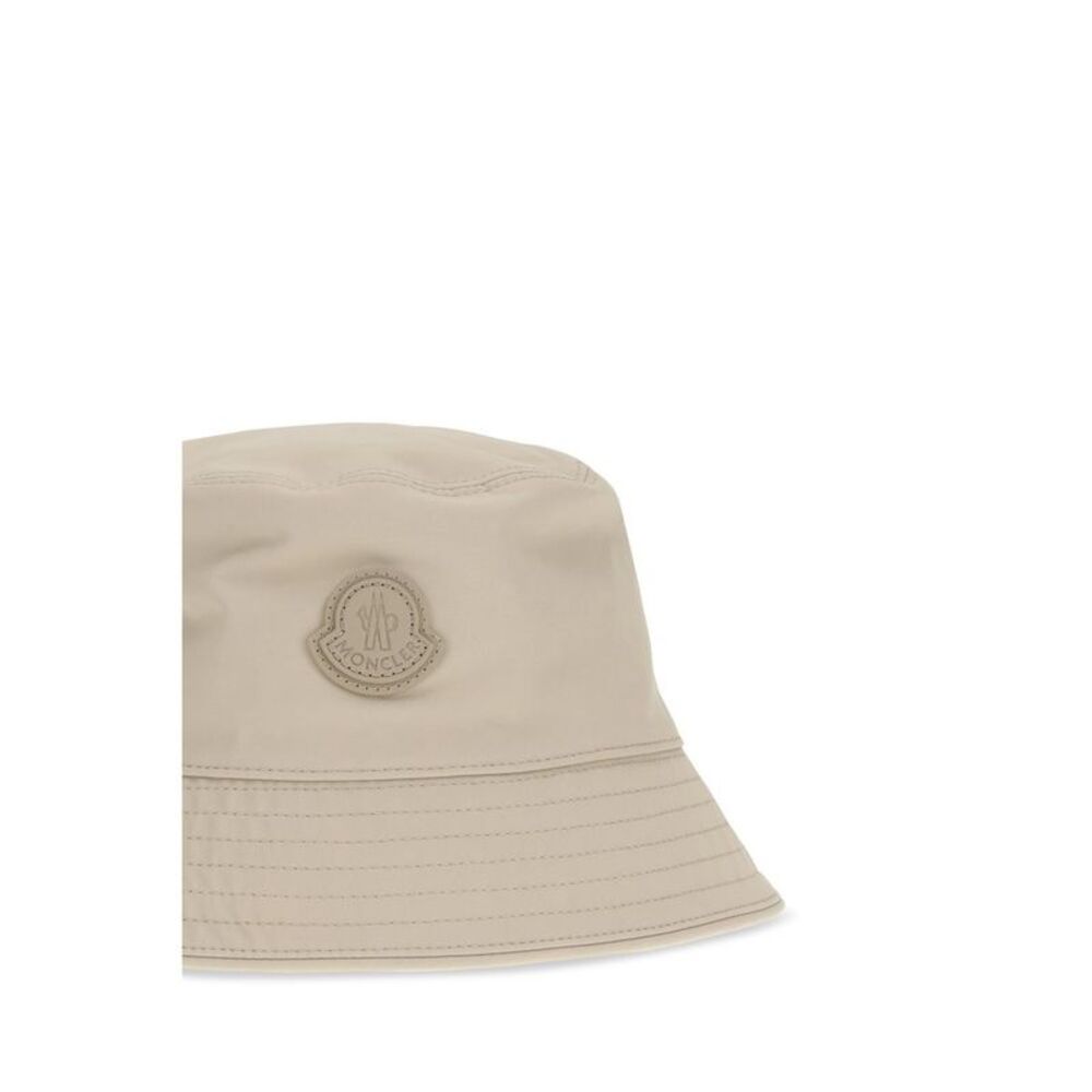 Moncler Beige Cotton Bucket Men's Hat - Picture 3 of 3